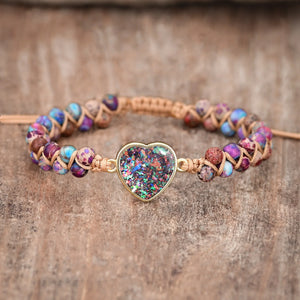 Pulsera de gemas naturales Opal Essence