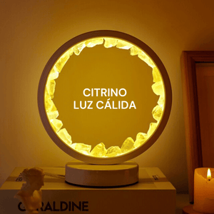 Lámparas Led Con Piedras Preciosas Naturales Resplandor Sagrado