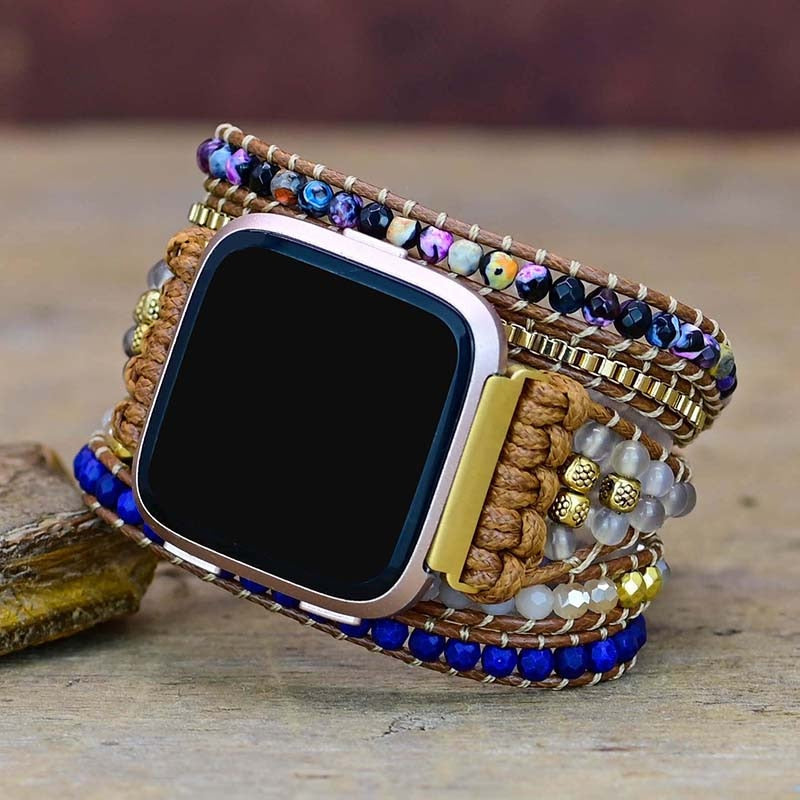 Correa Amuletos Relucientes Del Reloj Fitbit Versa 2