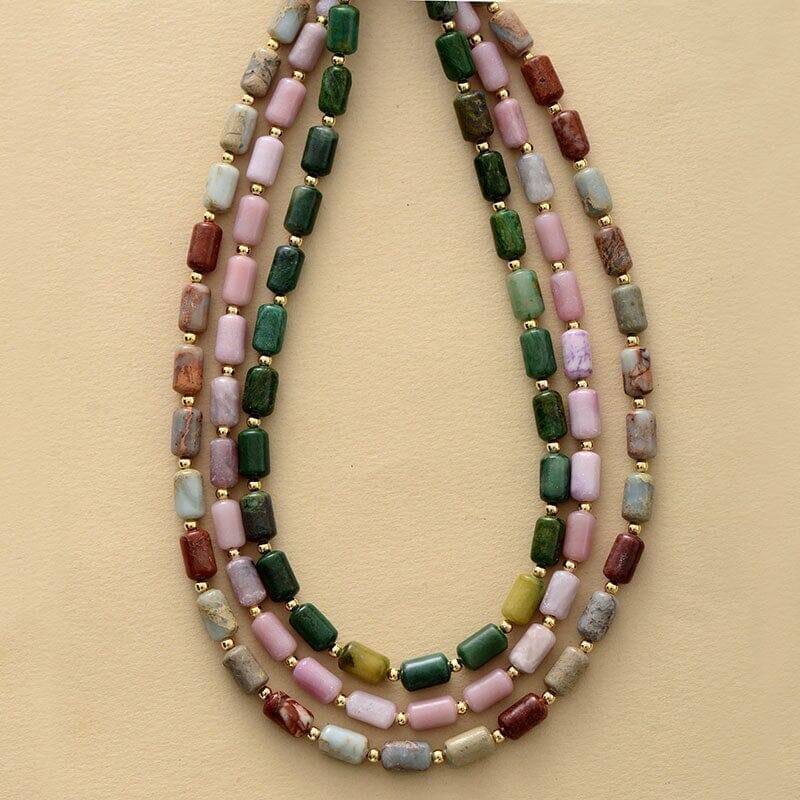 Collar De Piedras Naturales Simplemente Sublimes