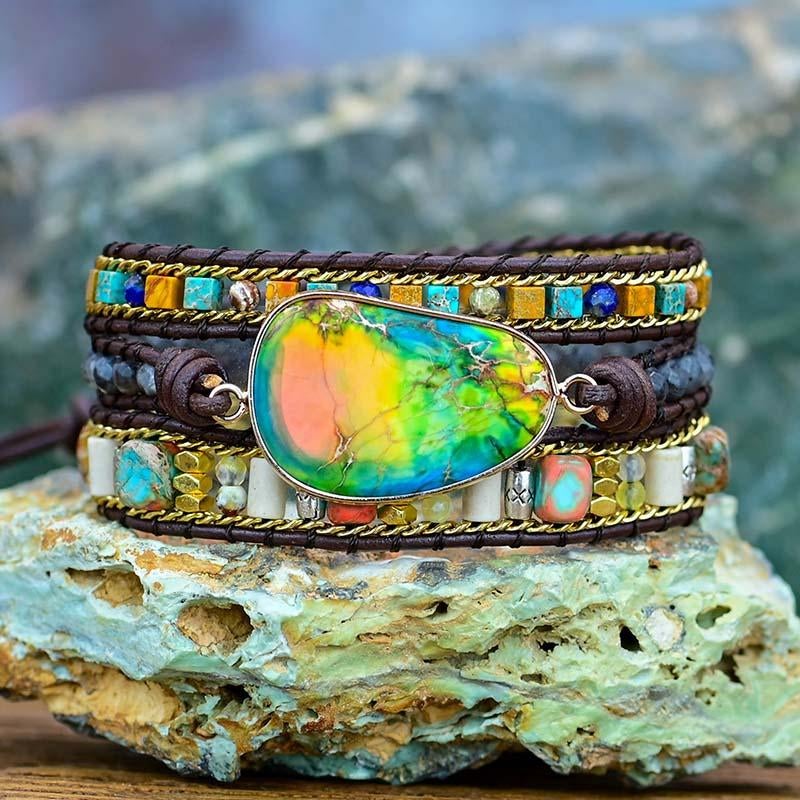 Pulsera Envolvente De Superpoderes De Colores Vivos