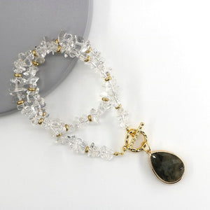 Collares Claridad Natural De Cristal