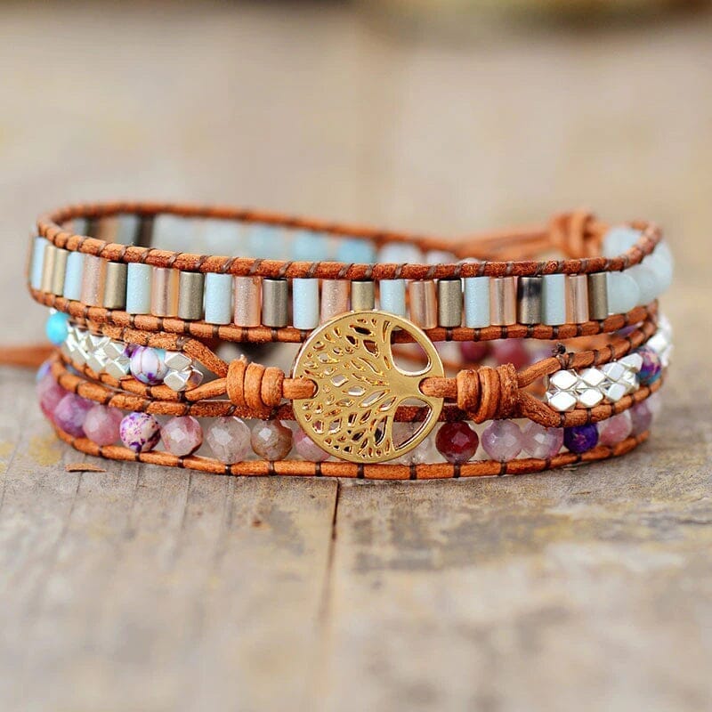 Pulsera Boho Árbol De La Vida