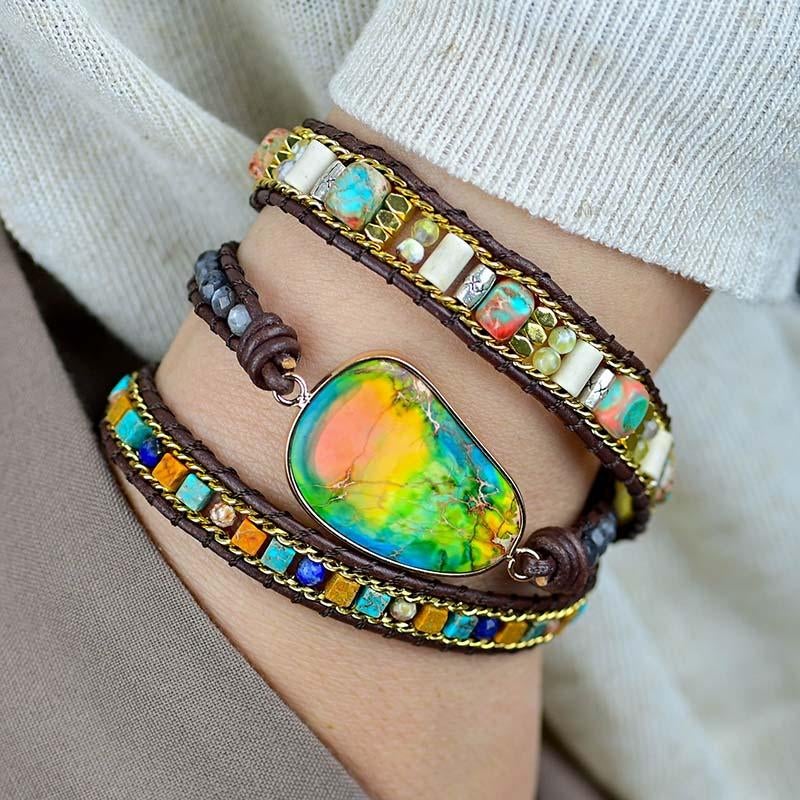 Pulsera Envolvente De Superpoderes De Colores Vivos