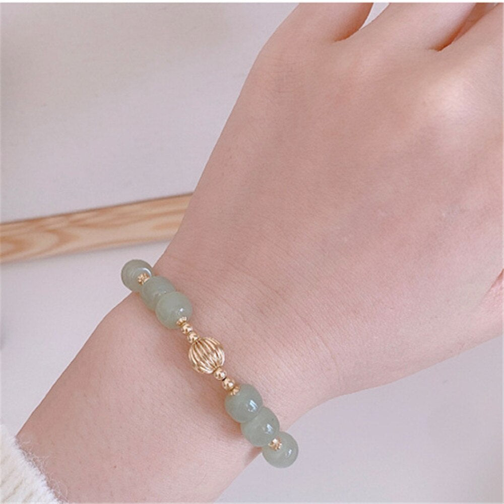 Pulsera De Jade  Gracia Afortunada Hetiano