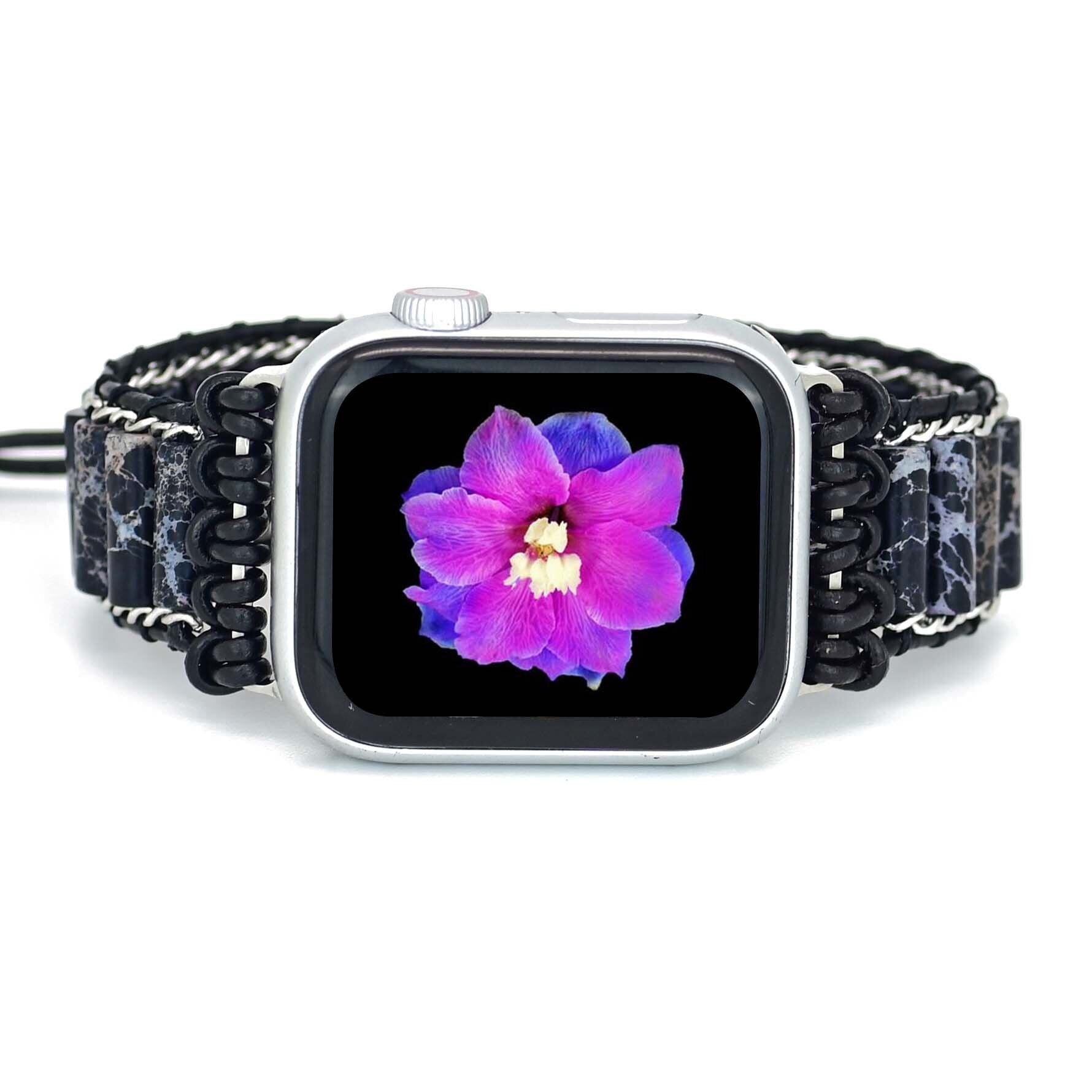 Correa Fusion  Indigo Jaspe Imperial Para El Apple Watch