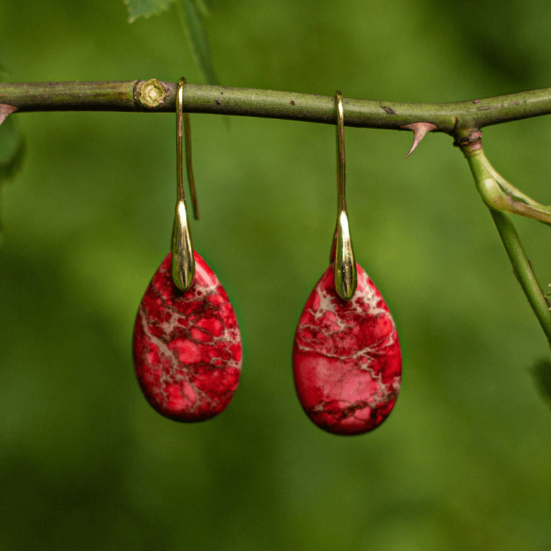 Pendientes De Jaspe De EnsueÑo