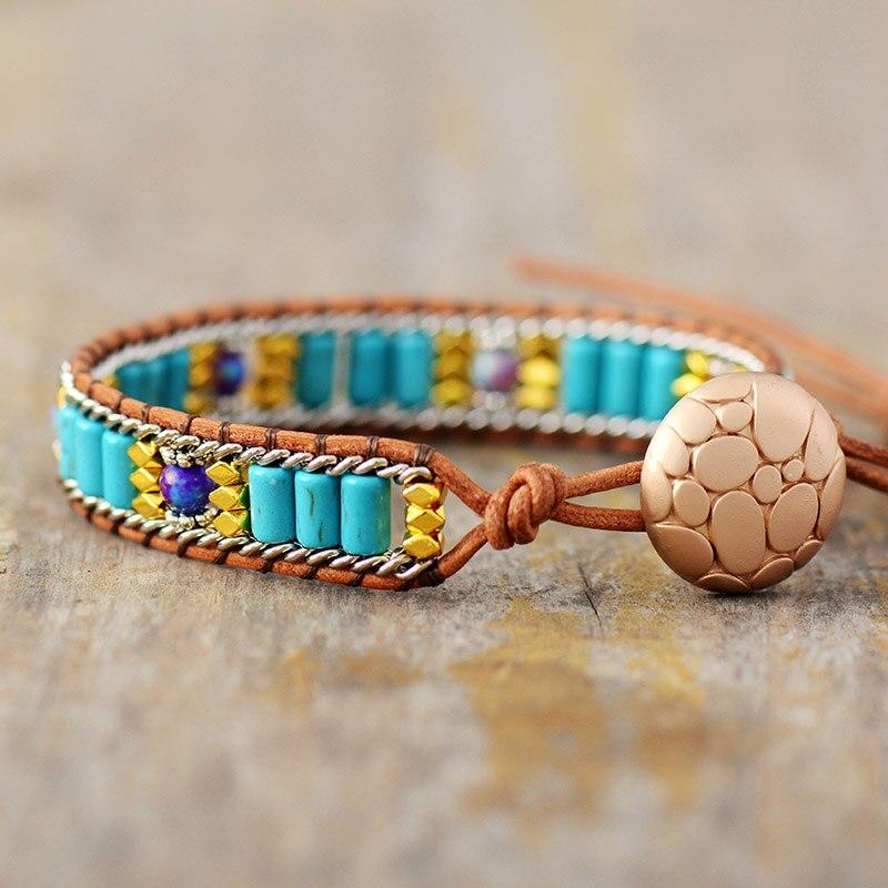 Pulsera Sol De Turquesa