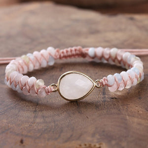 Pulsera  Divina  Trenzada Femenina Rosa