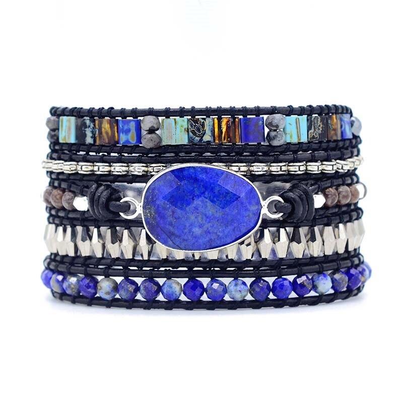 Brazalete De ProtecciÓn De LapislÁzuli De SanaciÓn