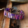 Pulsera Tubo Violeta Vibrante