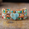 Brazalete De Amazonita CorazÓn Espiritual