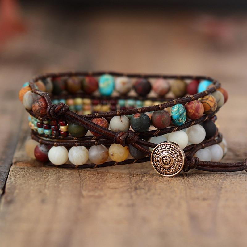 Pulsera De Jaspe Vintage