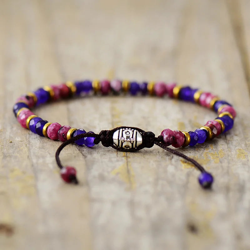Pulseras serenidad de jade ruborizado