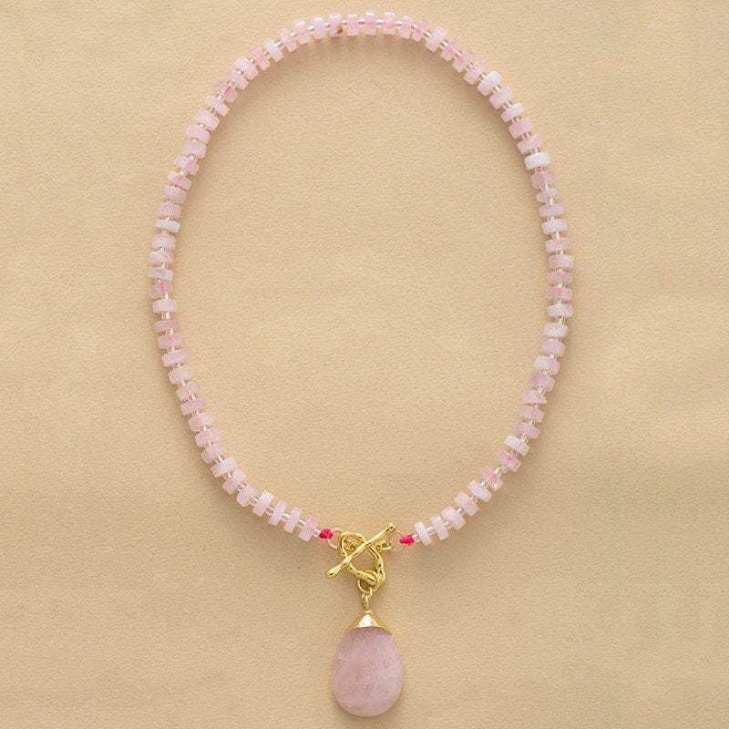 Collar Purest Love Cuarzo Rosa