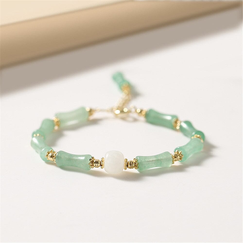 Pulsera De Jade Hetian Aura Dorada