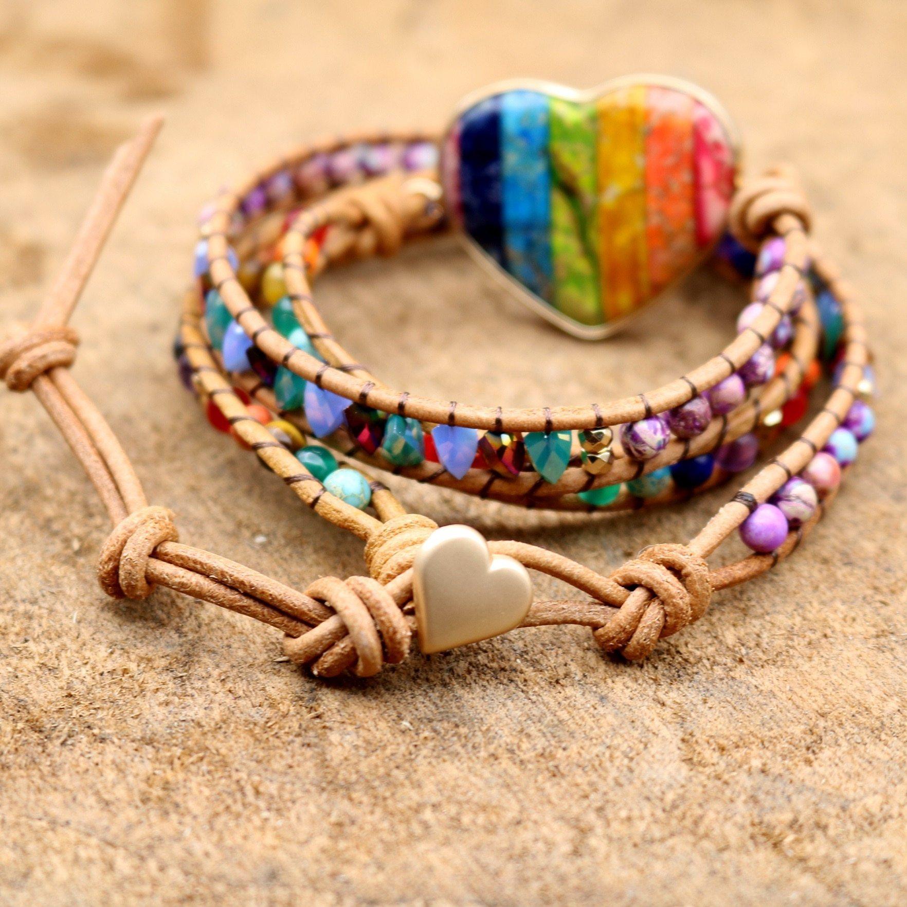 Brazalete Chakra Amor De Arcoiris