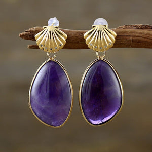 Pendientes Naturales Tidal Blessings De Gemas