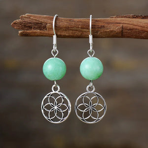 Pendientes Esencia Encantadora Jade y Jaspe