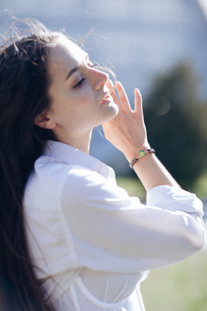 Brazalete De EnergÍa De Jaspe Salvaje