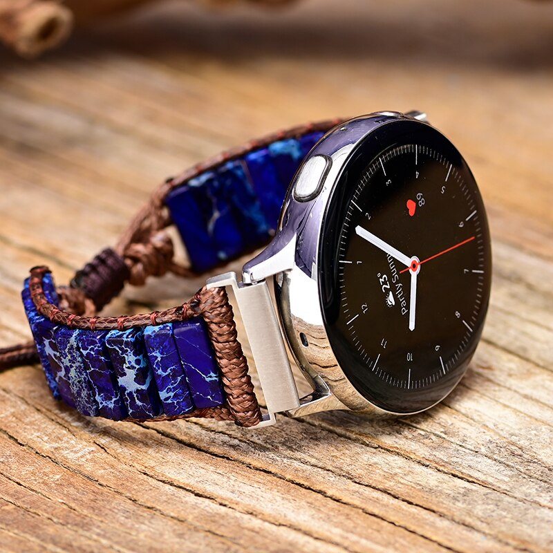 Correa De Samsung Watch  De Jaspe Azul Profundo