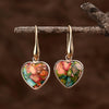 Pendientes Colgantes De Jaspe Bohemio