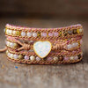 Pulsera Delicada De CorazÓn De Ópalo