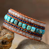 Pulsera Multicapa De Jaspe OceÁnico