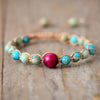 Pulsera De Amistad De Cuentas De Jaspe Imperial