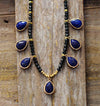 "collar De Lapis "destellos DE La Noche