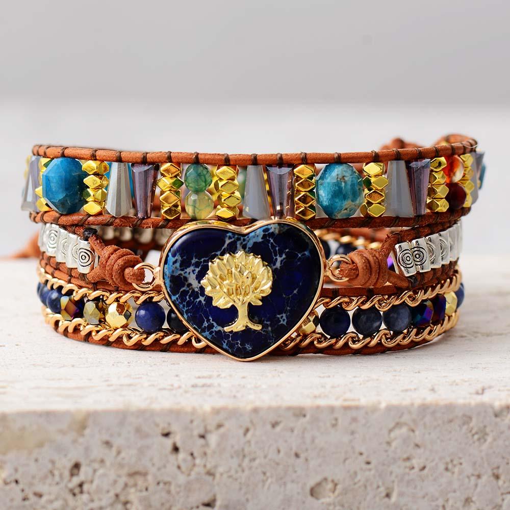 Pulsera De CorazÓn Espiritual Del Árbol De La Vida