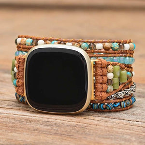 Correa De Reloj Fitbit De Piedra Emperador De Mares Serenos
