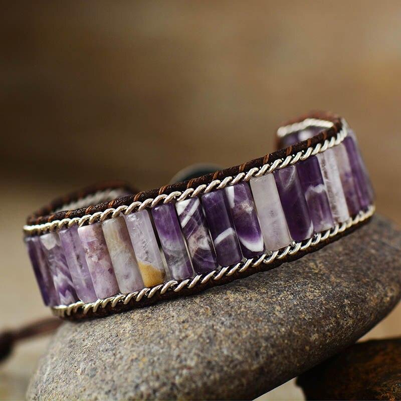 Pulsera De Amatista De FantasÍa