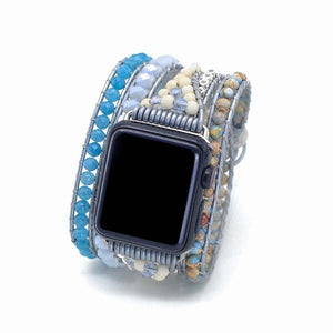 Pulsera Curativa De Topacio Para Apple Watch