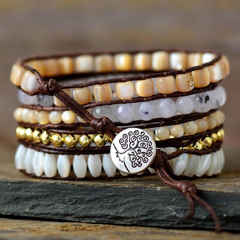 Pulsera De Jade Blanco Purificador