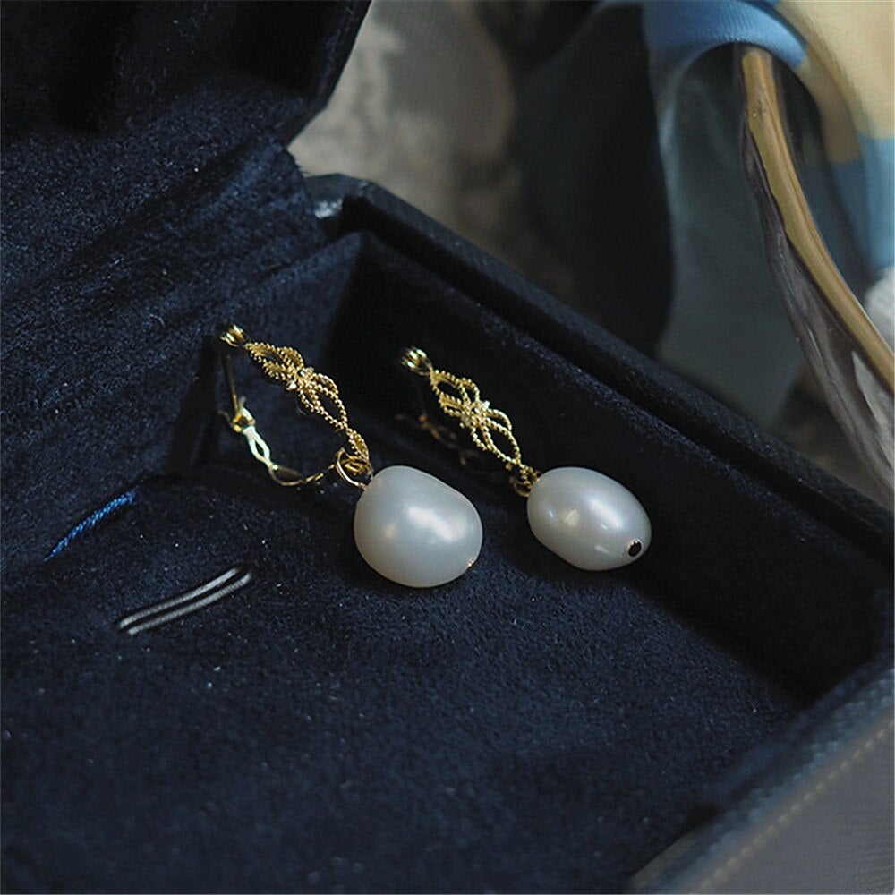Pendientes De Perlas ClÁsicas Vintage