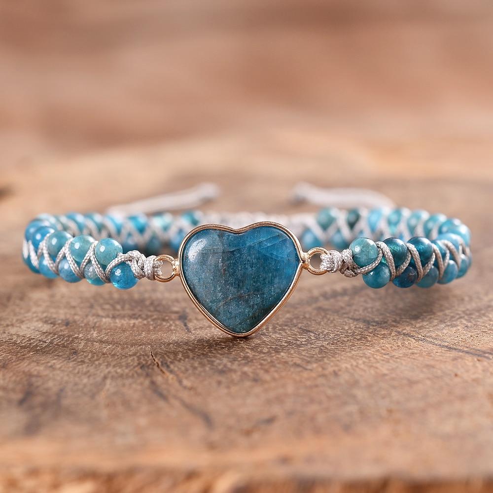 Pulsera Étereo CorazÓn Azul