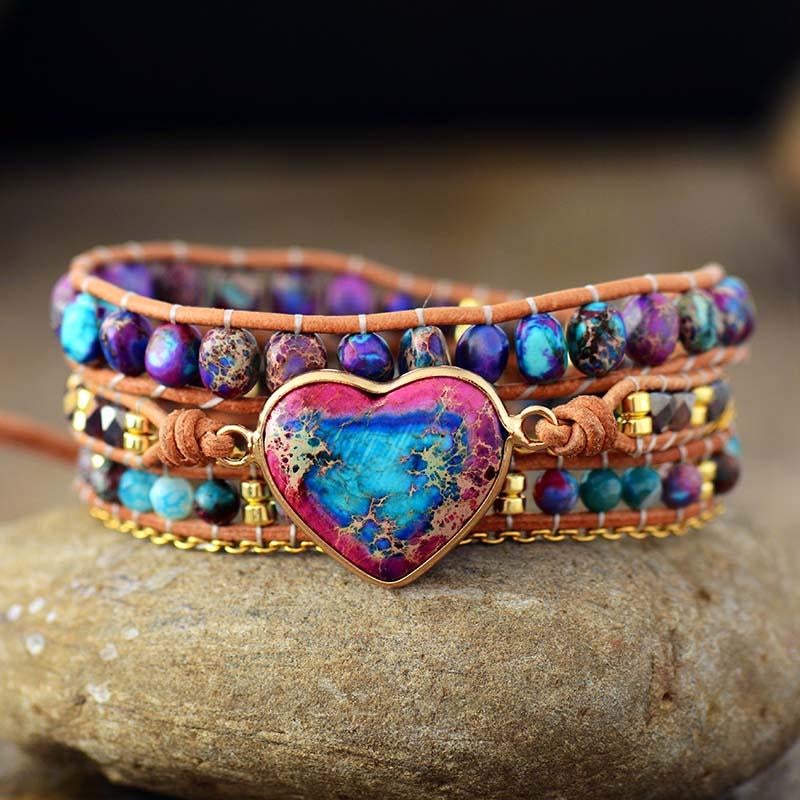 Pulsera RomÁntica PasiÓn PÚrpura