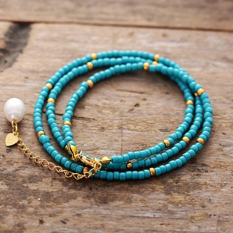 Pulsera De Perlas De Agua Dulce