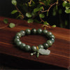 Pulsera Feng-shui De Jade  Con Amuleto Pixiu