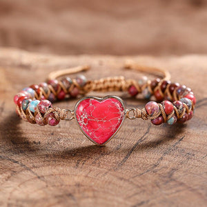 Pulsera CorazÓn Trenzado PasiÓn Feroz