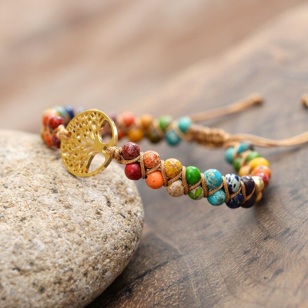 Pulsera De Los 12 Chakras Árbol De La Vida Alineadora