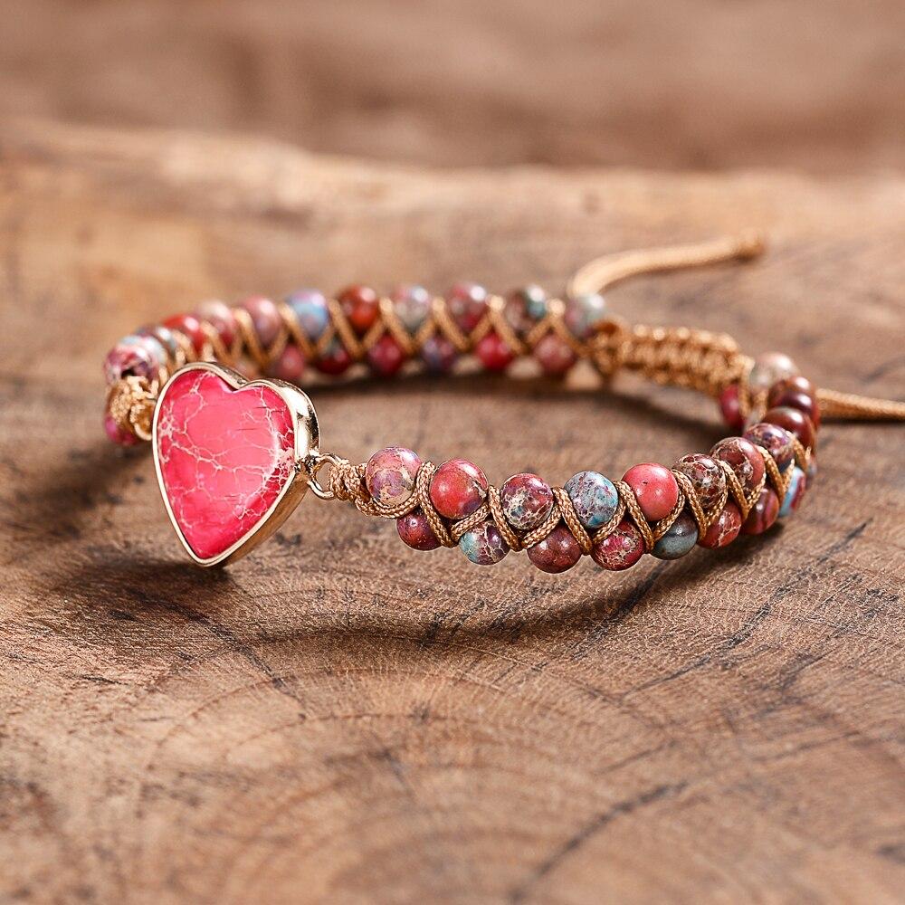 Pulsera CorazÓn Trenzado PasiÓn Feroz