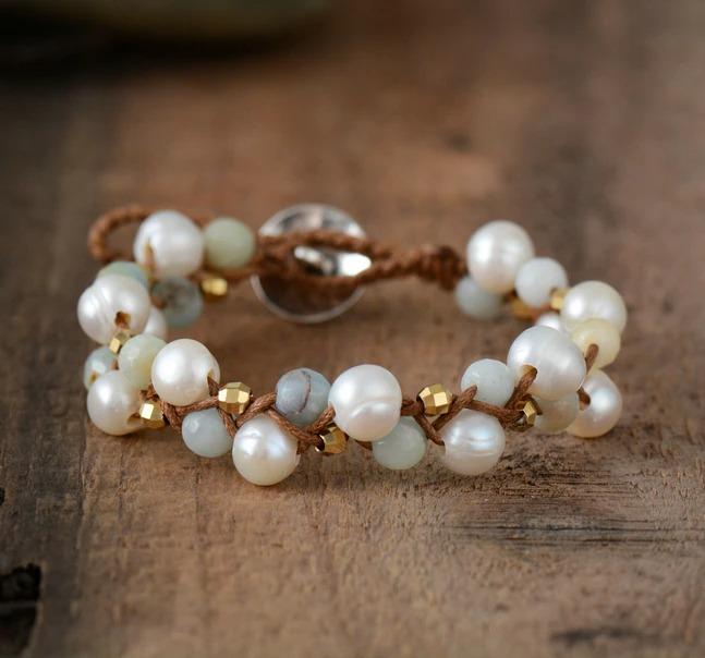 Pulsera Esplendor De Perlas De Agua Dulce