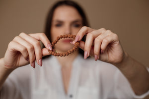 Collar Rudraksha Japa Mala Poderoso  Para La  MeditaciÓn