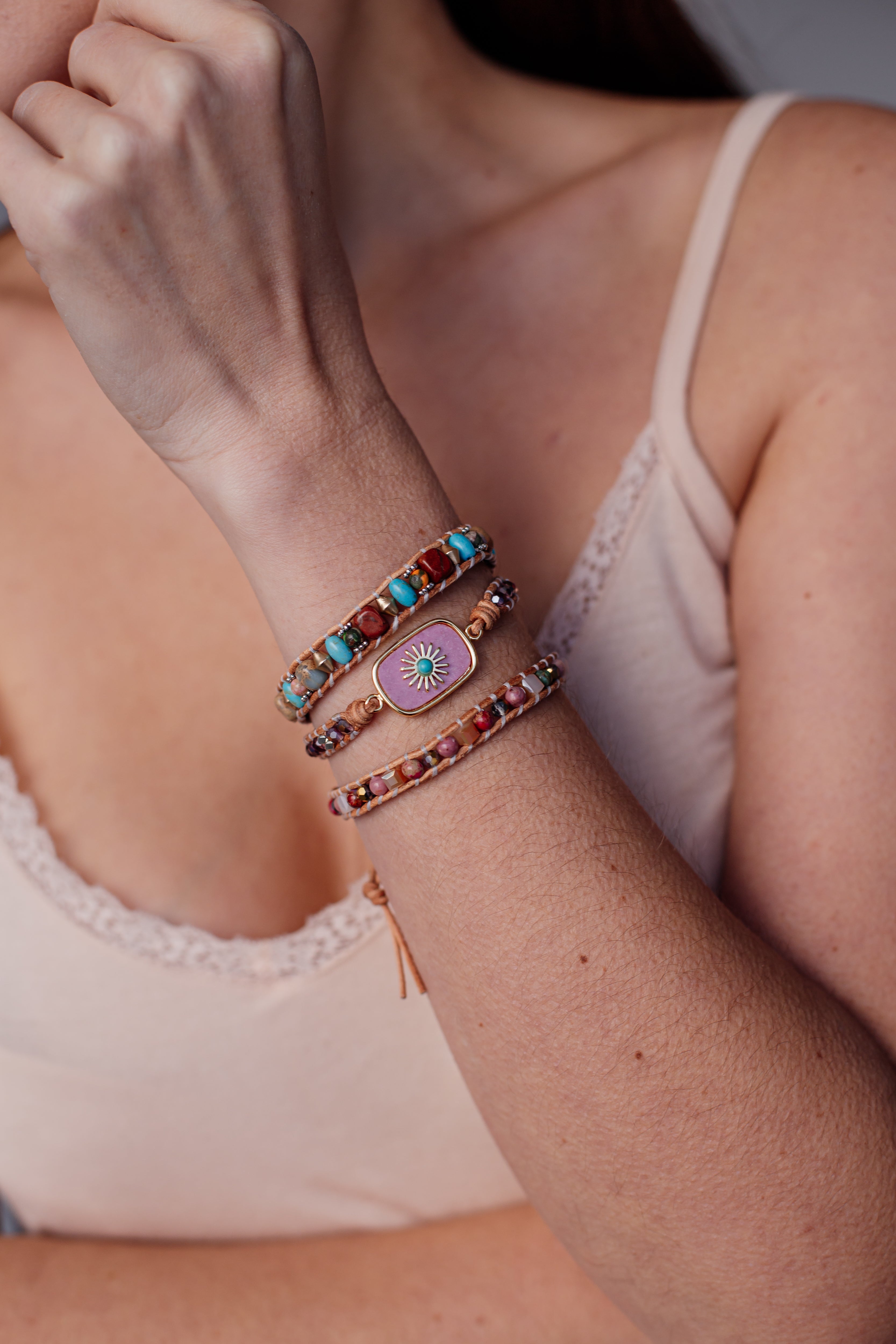 Pulsera Boho Rayo De Sol