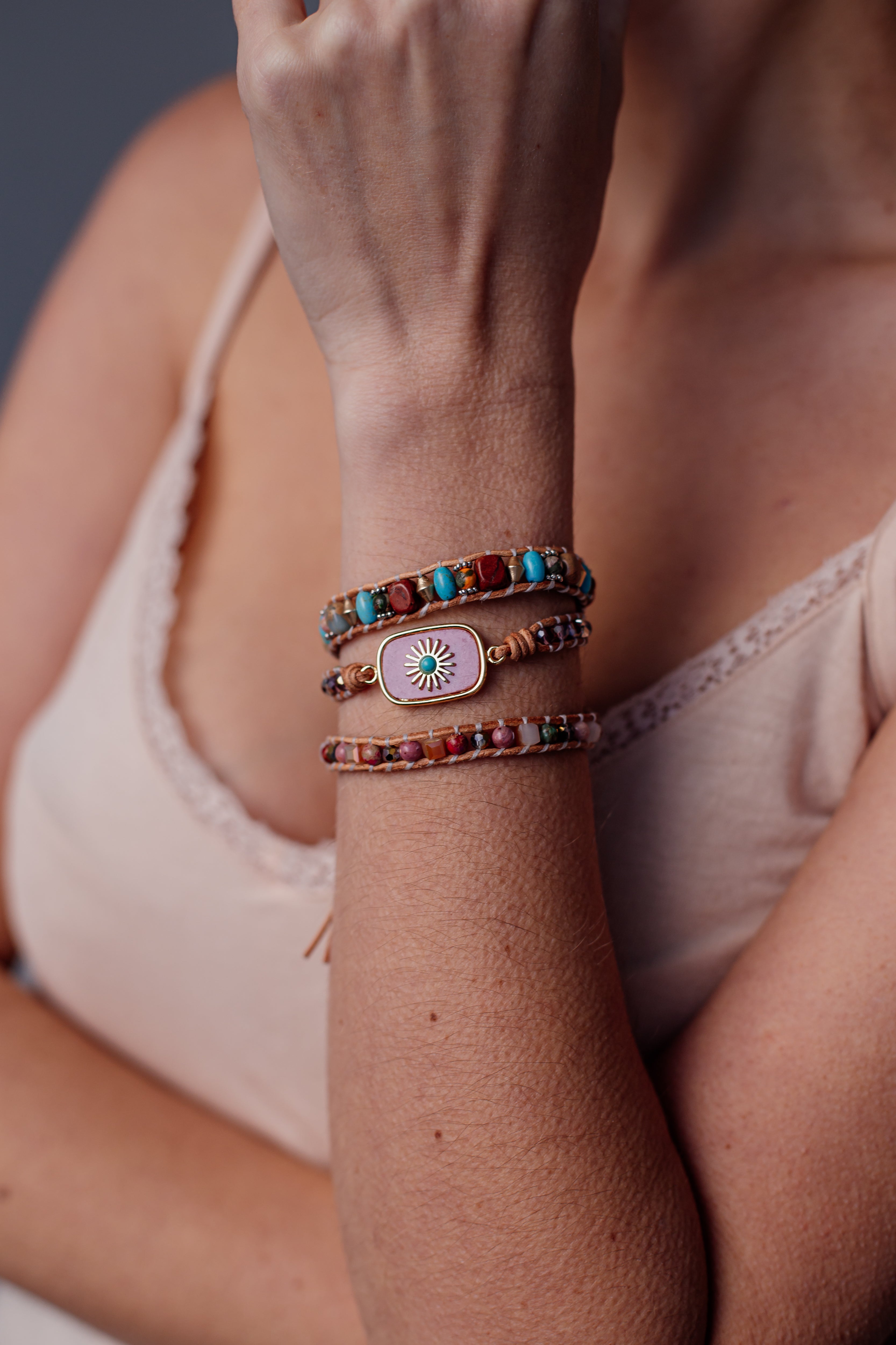 Pulsera Boho Rayo De Sol