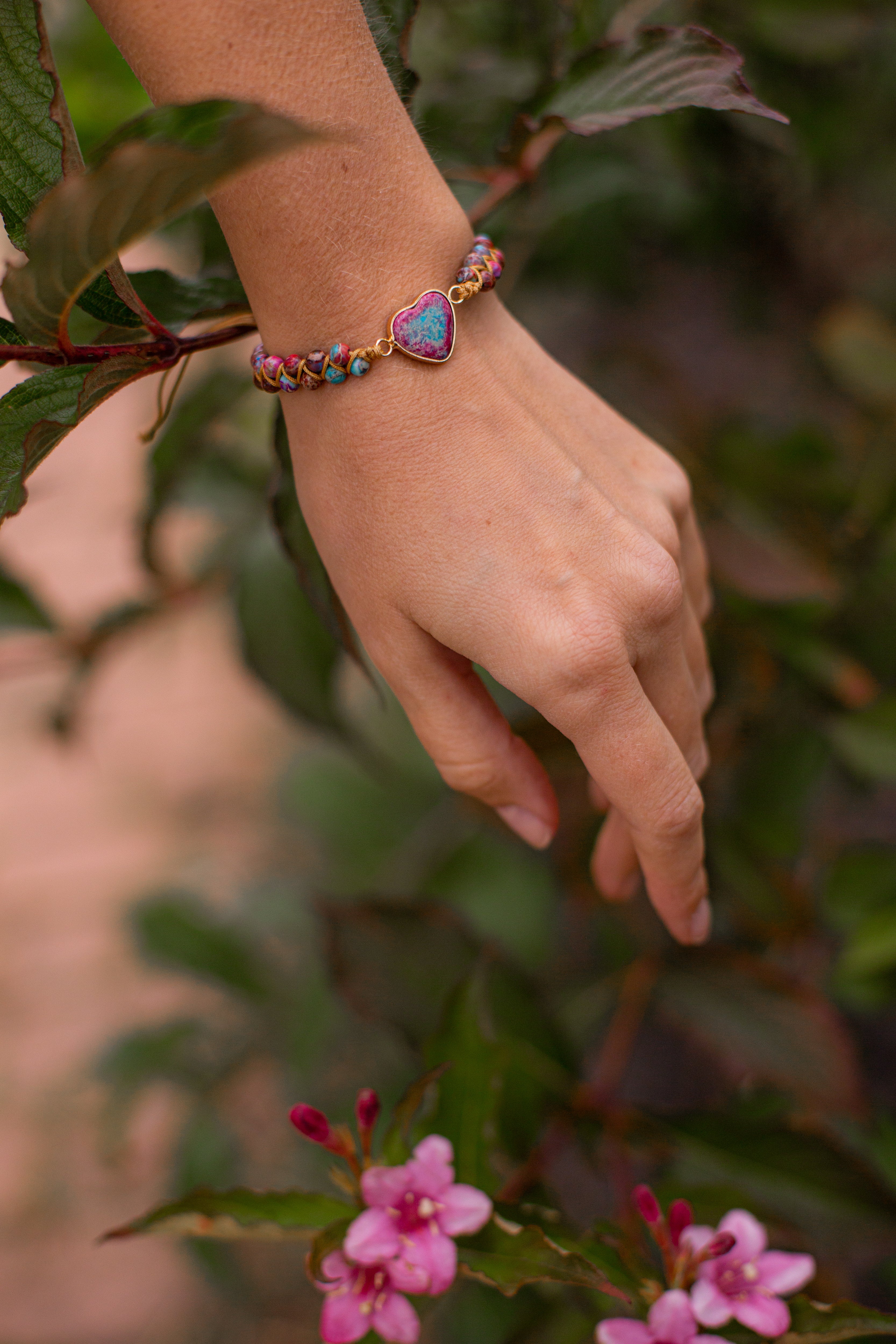 Brazalete  Del Corazón Pasión De La Amistad