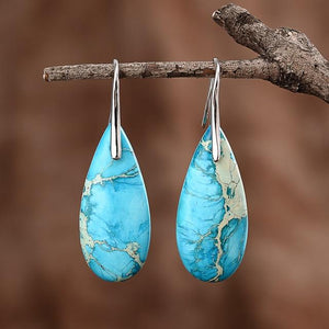 Pendientes De ProtecciÓn De Jaspe Turquesa