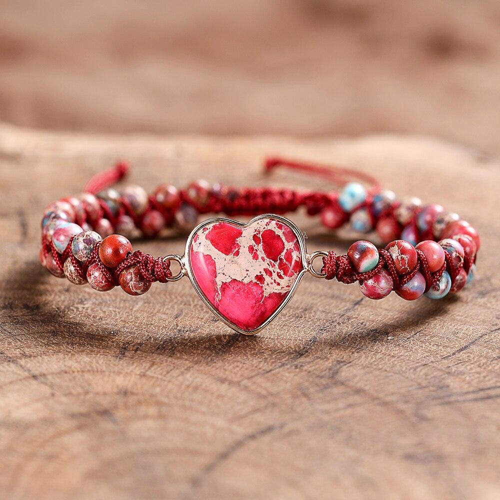 Pulsera CorazÓn Trenzado PasiÓn Feroz